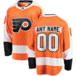 Customized Men's Philadelphia Flyers Fanatics Branded Orange Breakaway Jersey