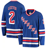 Men's New York Rangers Brian Leetch Fanatics Branded Blue Premier Breakaway Retired - Player Jersey