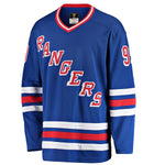 Men's New York Rangers Wayne Gretzky Fanatics Branded Blue Premier Retired - Payer Jersey