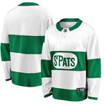Customized Men's Toronto St. Pats Fanatics Branded White Green Premier Breakaway - Jersey