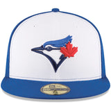 Toronto Blue Jays New Era Authentic Collection On-Field 59FIFTY - Fitted Hat - White/Royal