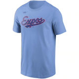 Vladimir Guerrero #27 Expos de Montréal T-Shirt Poudre Bleu par Nike