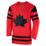Chandail personnalisé réplique Nike Canada 2022 de Hockey Canada pour homme- rouge