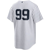 Men's New York Yankees Aaron Judge Nike White Home Replica Player Name Jersey