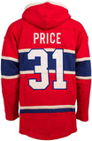 Montreal Canadiens Carey Price Heavyweight Jersey Lacer Hoodie - Old Time Hockey