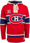 Chandail à capuchon en jersey épais Carey Price des Canadiens de Montréal - Old Time Hockey
