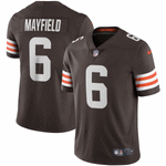  Baker Mayfield Browns de Cleveland Browns Chandail Limited Jersey par Nike - marron