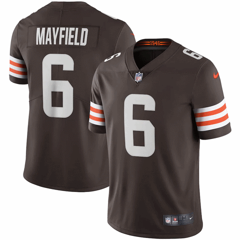 Men s Nike Baker Mayfield Brown Cleveland Browns Limited Jersey